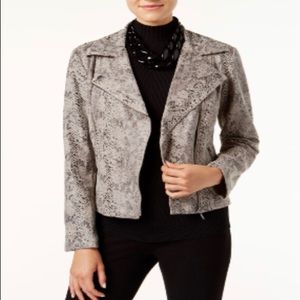 I.N.C. International Concepts snake print jacket
